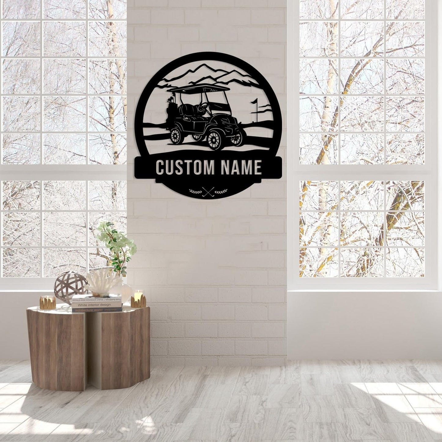 Custom Golf Metal Signs, Personalized Signage Wall Art Decor, Golfer Name Signs, Golf Metal Home Decor, Golf Club Signs (Style-8)