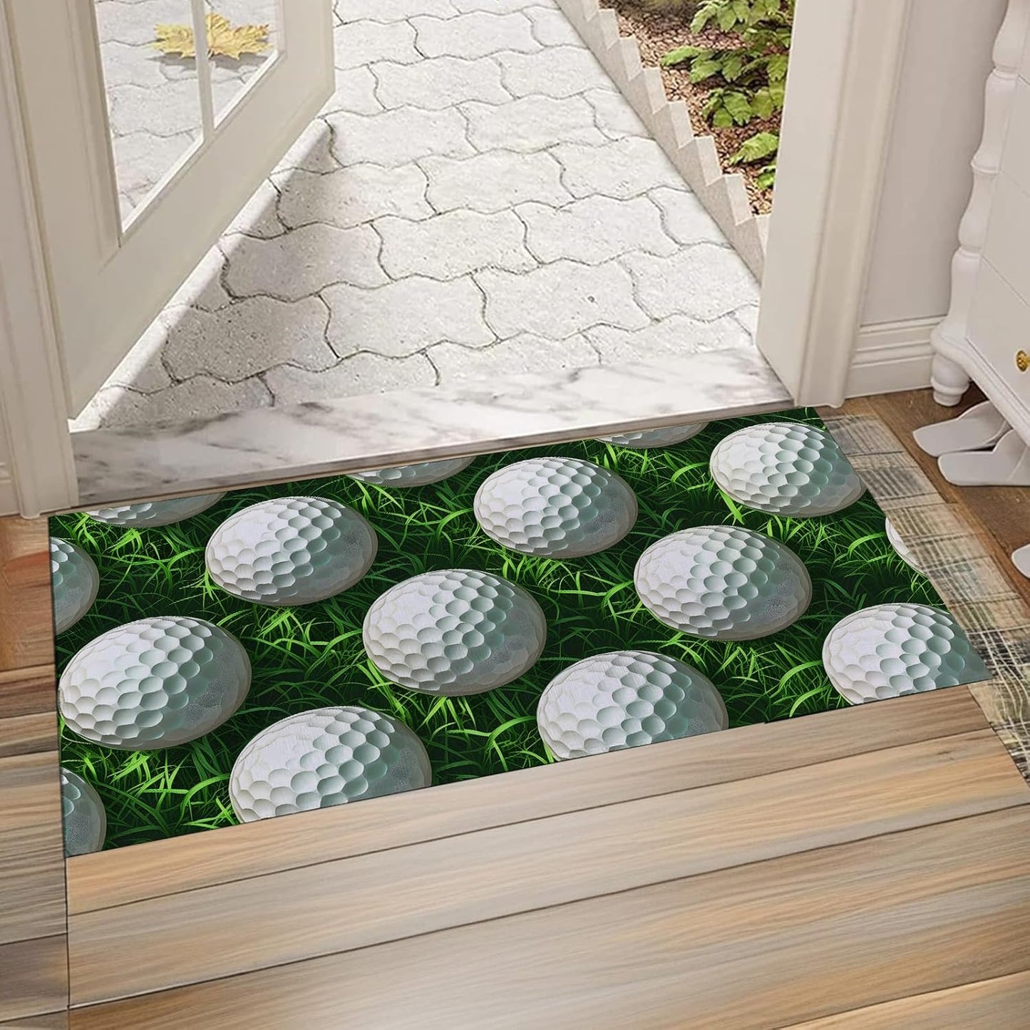 Golf Indoor Door Mat,Front Door Mat Outside Entrance,17x29.5 in,Non-Woven Fabrics Non Slip Floor Doormat,Welcome Mats Entryway Rug Doormats for Kitchen Bedroom Living Room Decor Gifts