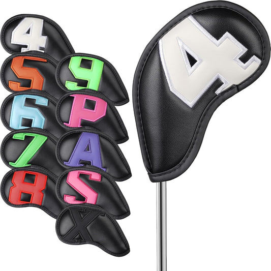 Craftsman Golf Magnetic Iron Headcovers Protective Cover with Large No. Available for Customize Name
