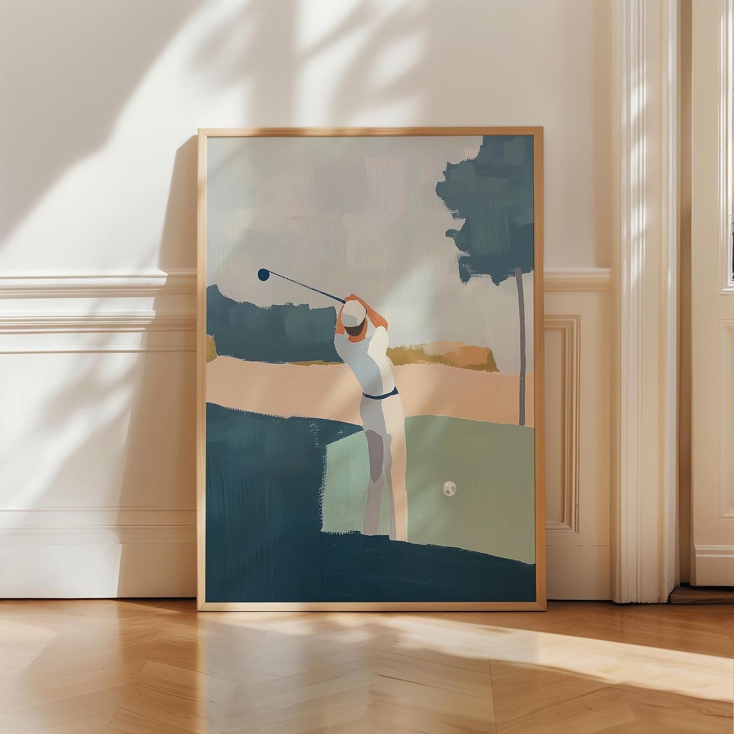 Golf Impressionist Art Print Posters - Premium Giclee Fine Art Prints - Sporty and Sophisticated Home Decor Posters, Golfer Art Prints for Home and Office Decor - Vintage Aesthetic, Ready to Frame