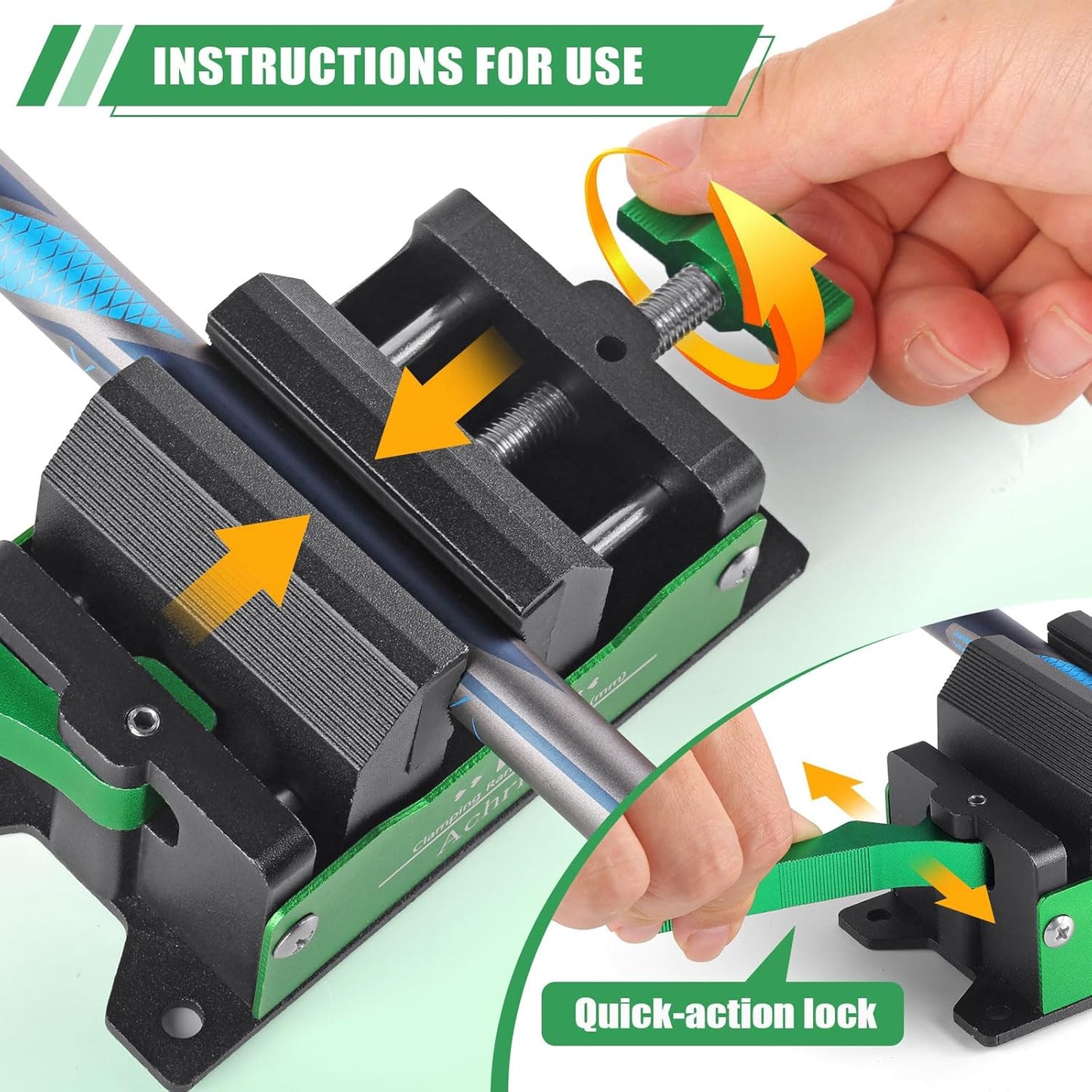 Golf Grip Kit with Grip Removal Tool & Tape - Golf Club Regripping Kit for Easy DIY Installation, Includes Golf Club Vise Clamp & Accessories for Grips Replacement for Golf Regripping Station