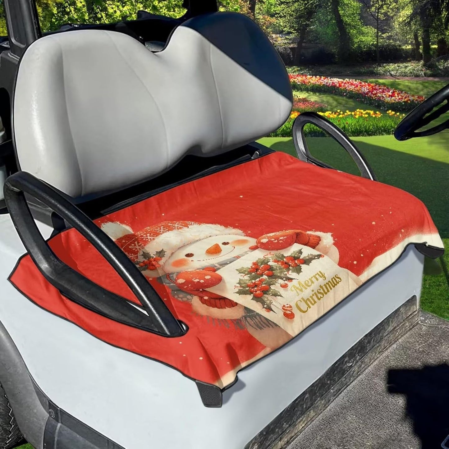Golf Cart Accessories Anti-hot Golf Cart 50 X 30.9 Inches Seat Cushion Golf Seat Cushion Cover Towel Blanket Fits for Golf Club Cars