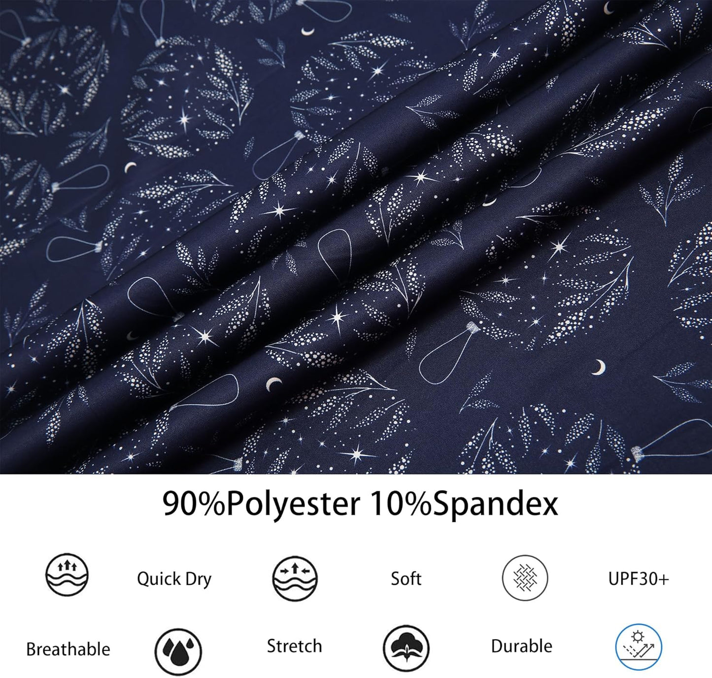 Alex Vando Mens Hawaiian Golf Shirt Moisture Wicking Digital Print Golf Shirts for Men