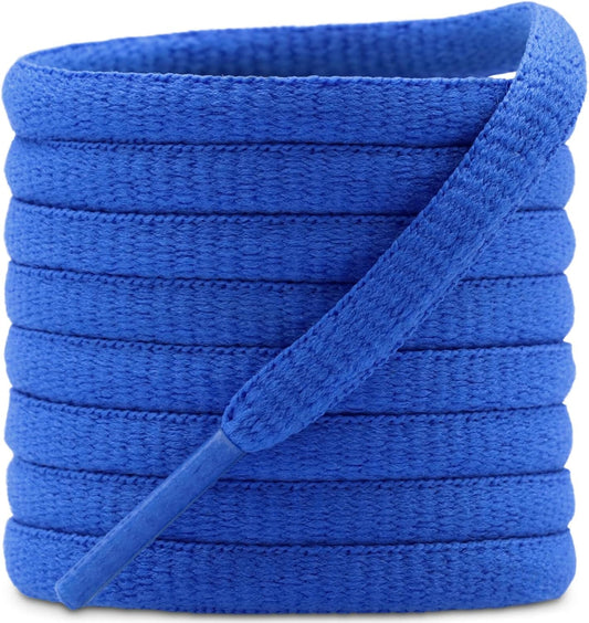 DELELE 2Pair Oval Shoes laces 42 Colors Half Round 1/4" Athletic ShoeLaces for Sport/Running Shoes Shoe Strings