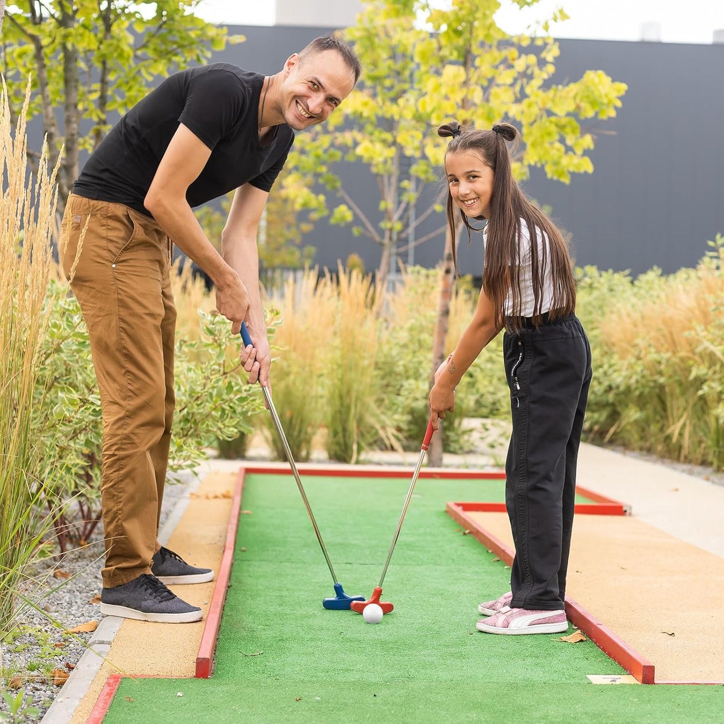 Junkin 24 Pcs Foam Golf Practice Balls Realistic Feel and Flight Training Sport Balls Elastic Soft Foam Golf Balls for Indoor or Outdoor Backyard Training