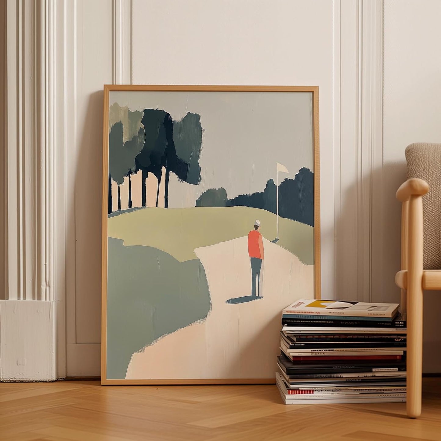 Golf Impressionist Art Print Posters - Premium Giclee Fine Art Prints - Sporty and Sophisticated Home Decor Posters, Golfer Art Prints for Home and Office Decor - Vintage Aesthetic, Ready to Frame