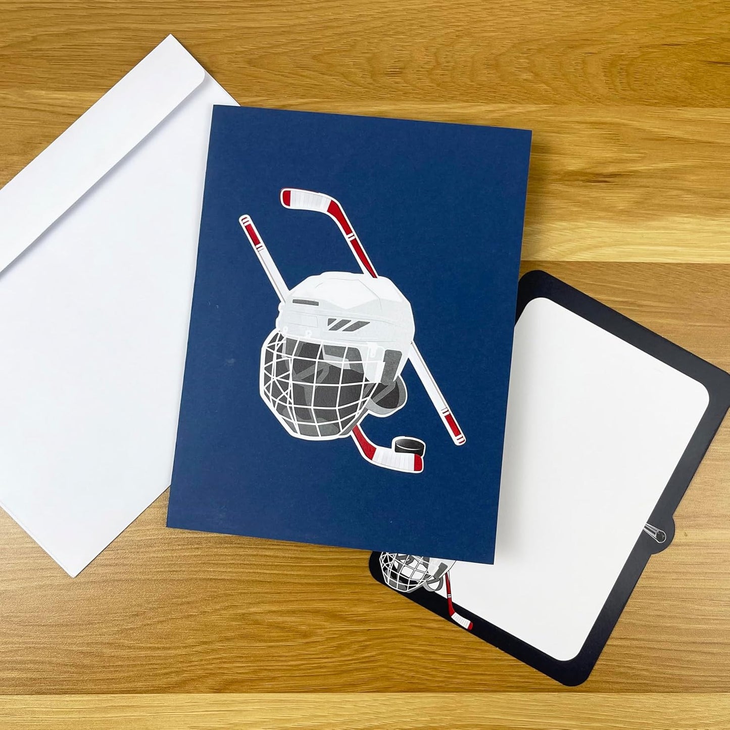 3D Popup Card of Hockey Player, Paper Art & Handicraft, Greeting Card, Birthday, Anniversary, Christmas, Fathers Day Card, Handmade Gift For Him, Men, Dad, Son, Boyfriend, Husband