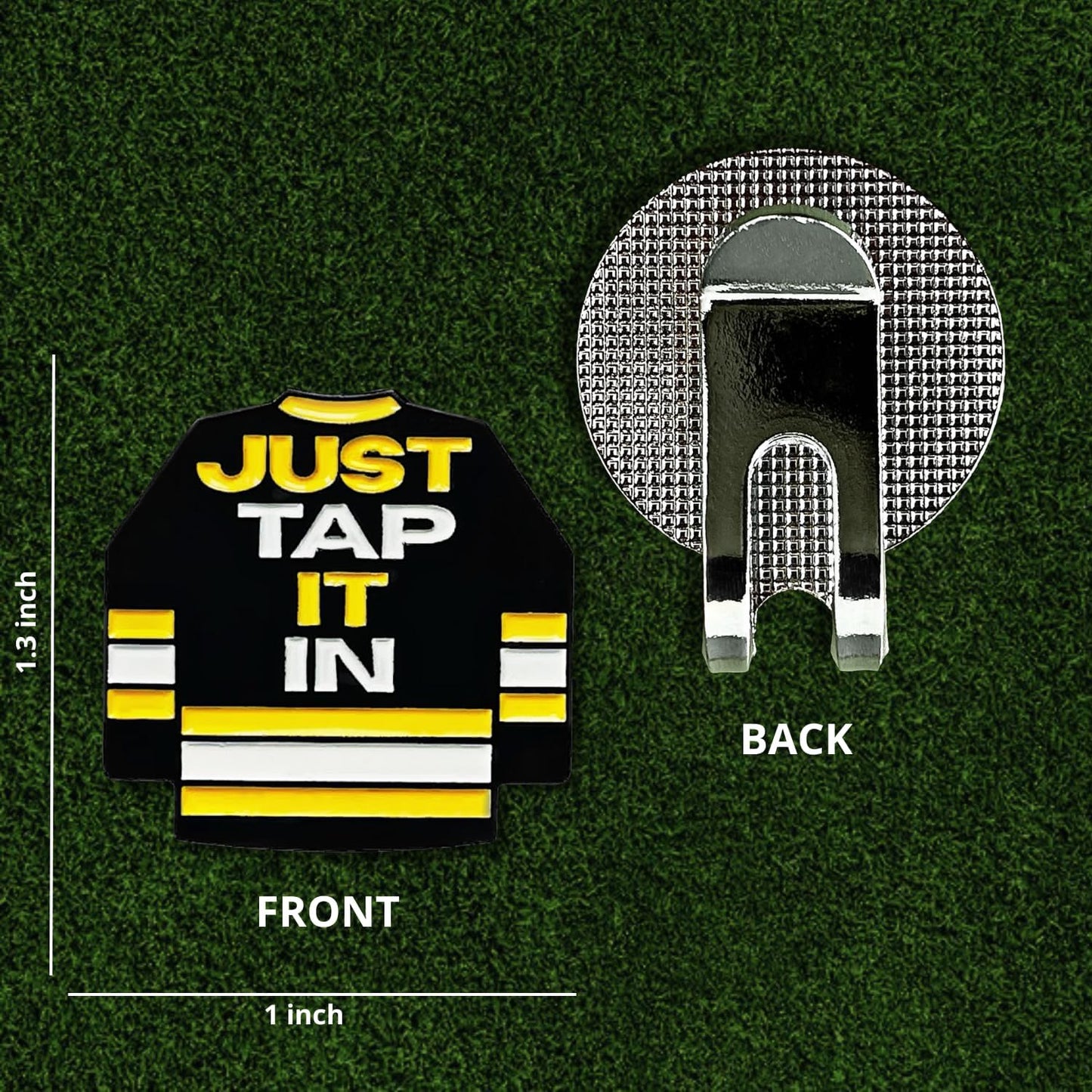 wolph Happy Gilmore Golf Ball Marker – Magnetic Hat Clip, Funny Golf Gifts – Durable Golf Accessories for Men Women to Elevate & Personalize Your Game.