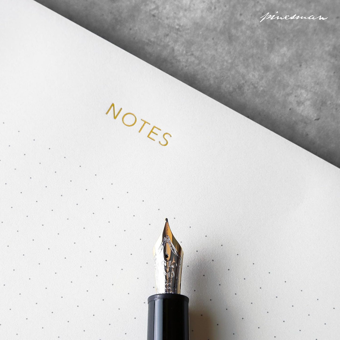 Mouse Pad Notepad for Professionals, 9.8" x 7.9", 50 Sheets, Minimalist, Gold Foiled, Dotted Layout, Executive's Desk Note Pad, To Do List Notepad, Eco-friendly, FSC™ Certified Planner Pad