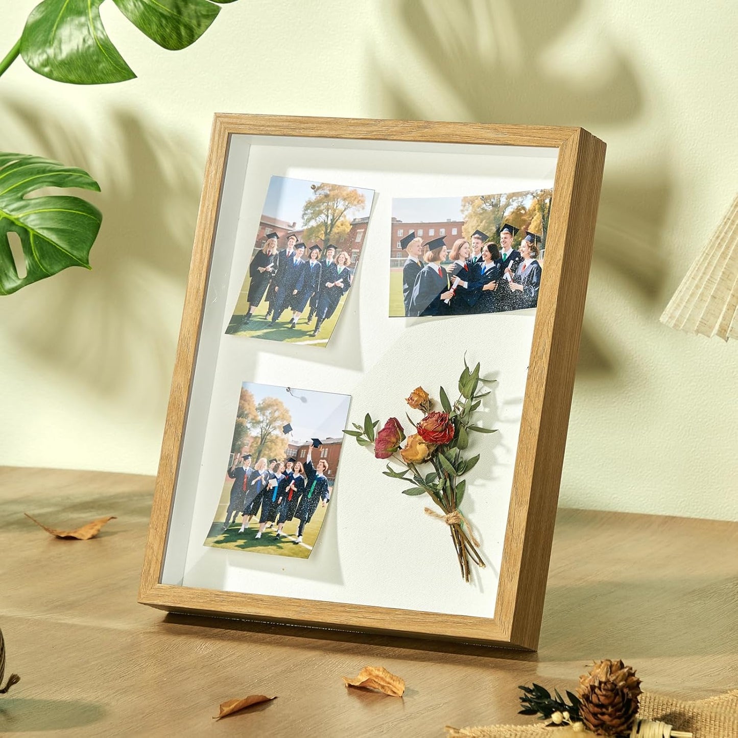 11x14 Shadow Box Display Case Picture Frame with Soft Linen Back, Large Deep Black Shadow Box 11x14 for Flowers Medal Display Case Jersey pet Graduation Memorabilia Baby Ltems Crafts Photos