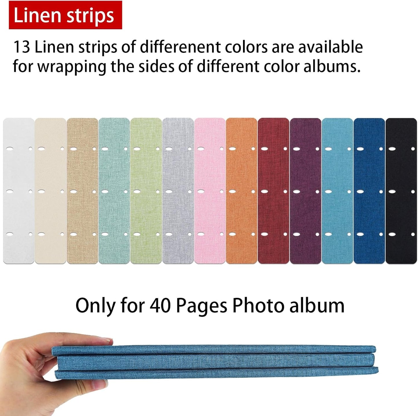 Vienrose Photo Album Self Adhesive Scrapbook Refill Pages for Vienrose11x10.6 inch Photo Album