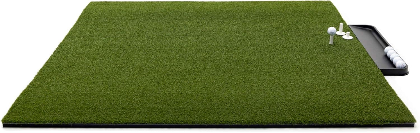 Dura-Pro Premium Turf Indoor/Outdoor Golf Mat. Bonus Tray + 3 Tees