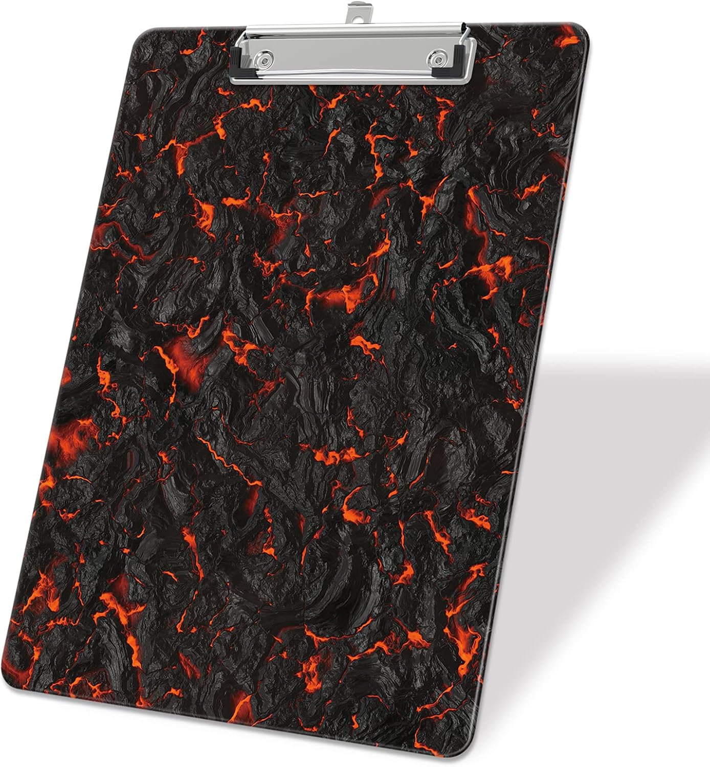 Plastic A4 Clipboards, Cute Clip Board Stardard Letter Size 9 x 12.5 in, Office Decorative for Students Women Men and Kids, Magma