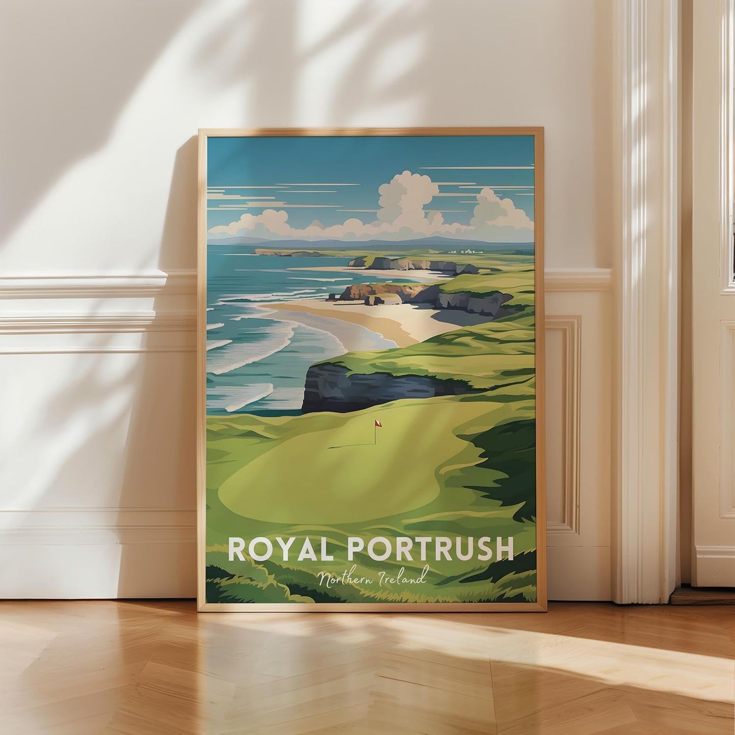 Golf Course Premium Giclee Fine Art Prints - Augusta, Pebble Beach, Pinehurst, Golf Course Posters, Golf Wall Art, Aesthetic Poster for Home Office Decor, Ready to Frame