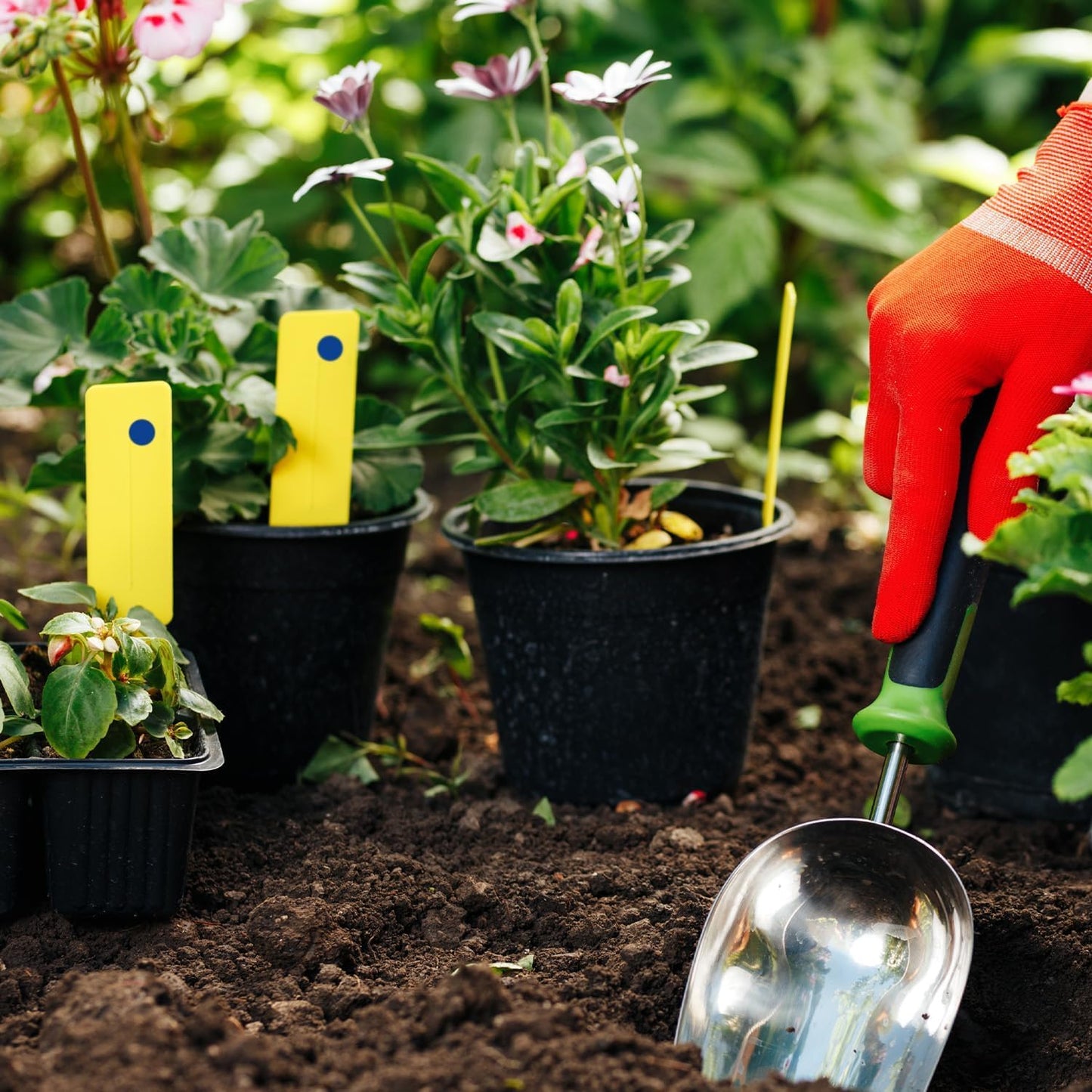 ChromaLabel 1/4 Inch Round Colored Stickers, Permanent Sticky Dots Color Coding Labels, Ideal Sticker for Office and School Projects - 1000 Colored Dots per Roll, Dark Blue Stickers