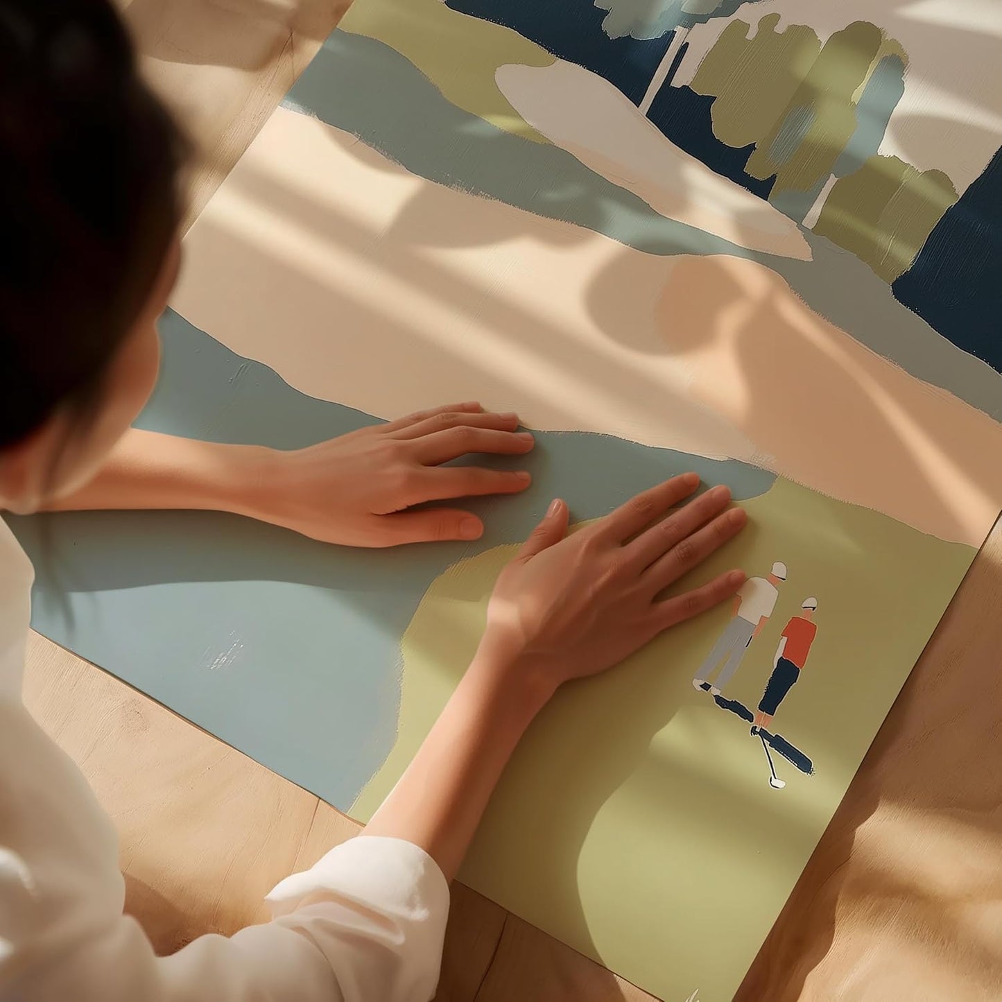 Golf Impressionist Art Print Posters - Premium Giclee Fine Art Prints - Sporty and Sophisticated Home Decor Posters, Golfer Art Prints for Home and Office Decor - Vintage Aesthetic, Ready to Frame