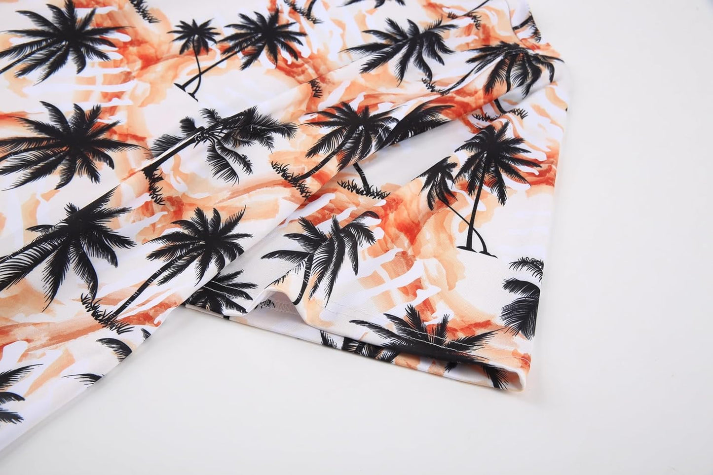 Alex Vando Mens Hawaiian Golf Shirt Moisture Wicking Digital Print Golf Shirts for Men