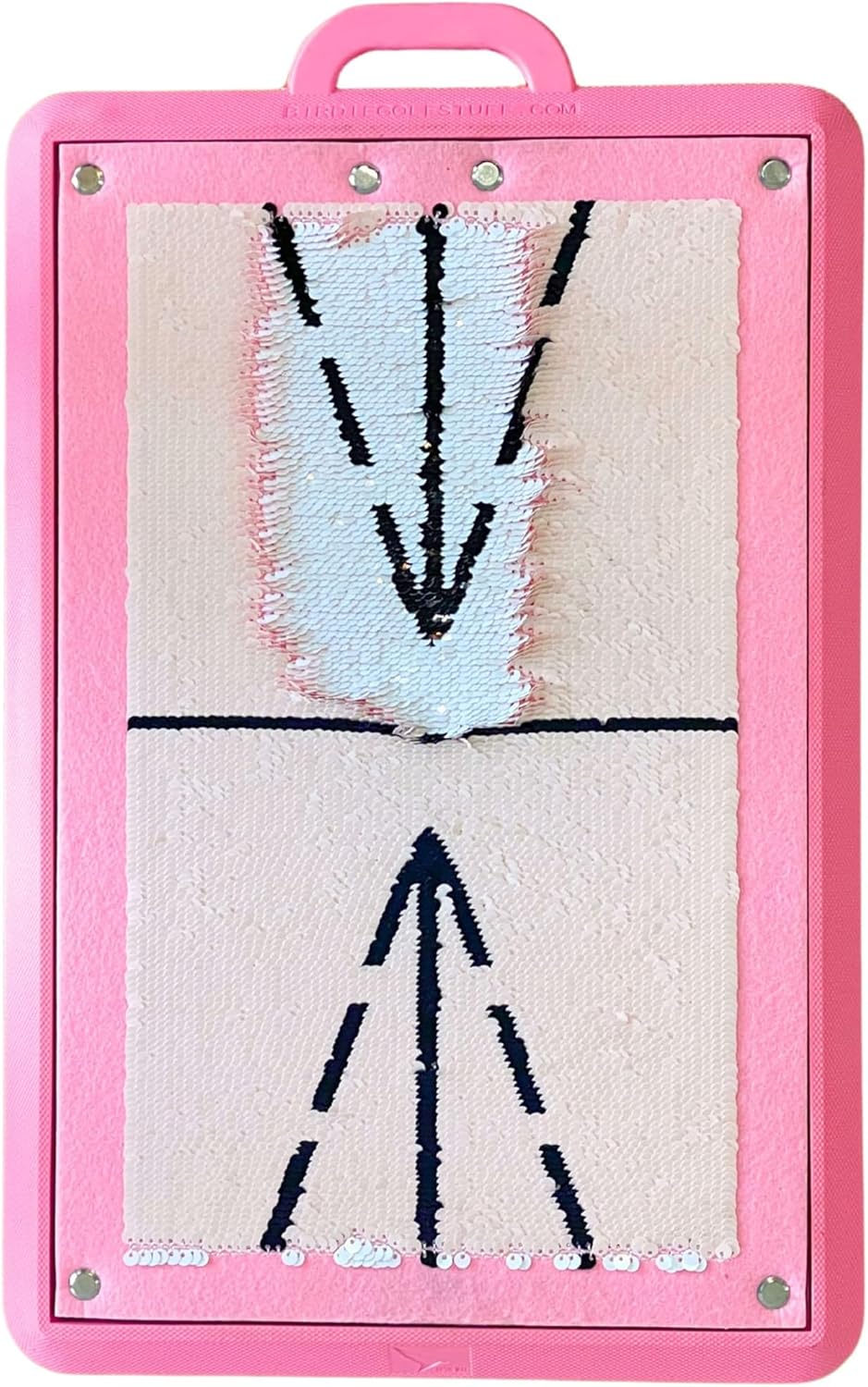 Birdie Bath Birdie Golf: Premium Swing Training Mat - Blush Pink Edition - Get Instant Feedback & Improve Swing Consistency Indoors & Outdoors, Portable 19.25x12.3 Mat