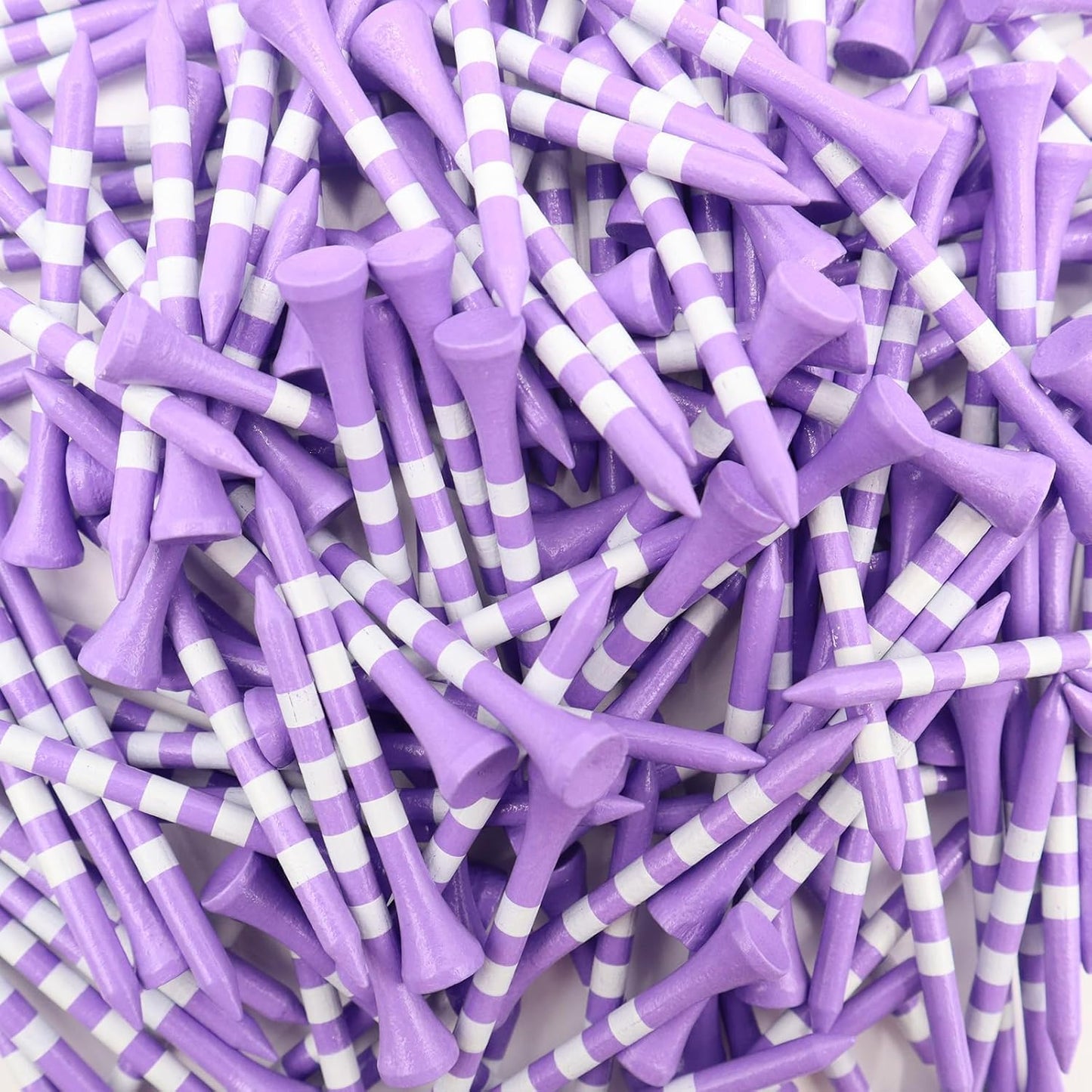 FINGER TEN Golf Tees Wood 3 1/4 2 3/4 Inch Wooden Bamboo 50/120 Count, Durable Biodegradable Colored Bulk Tee 70mm 83mm