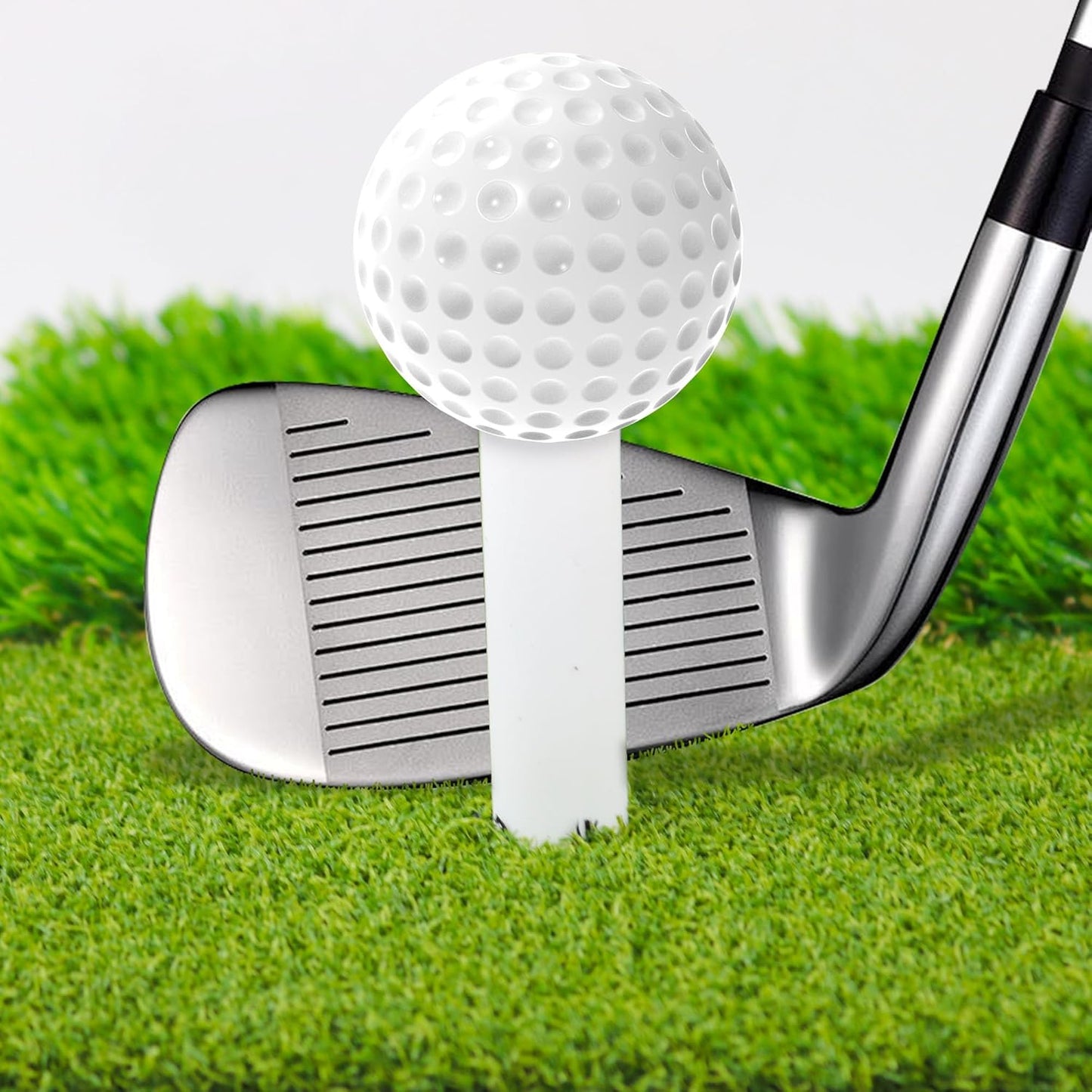 Premium Rubber Golf Tees for Mats Golf Tee Holder for Driving Range Simulator Hitting Mats and Outdoor Training 6 Sizes Rubber Tees & 6pcs 3-1/4 Tees (12 Pcs)