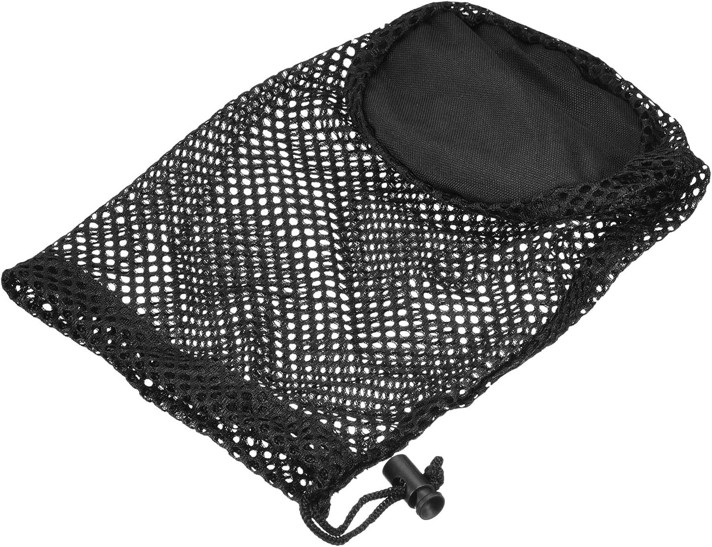 PATIKIL Golf Ball Bag, Nylon Drawstring Mesh Bag Storage Balls with Cord Lock Closure for Golf Tennis Sports