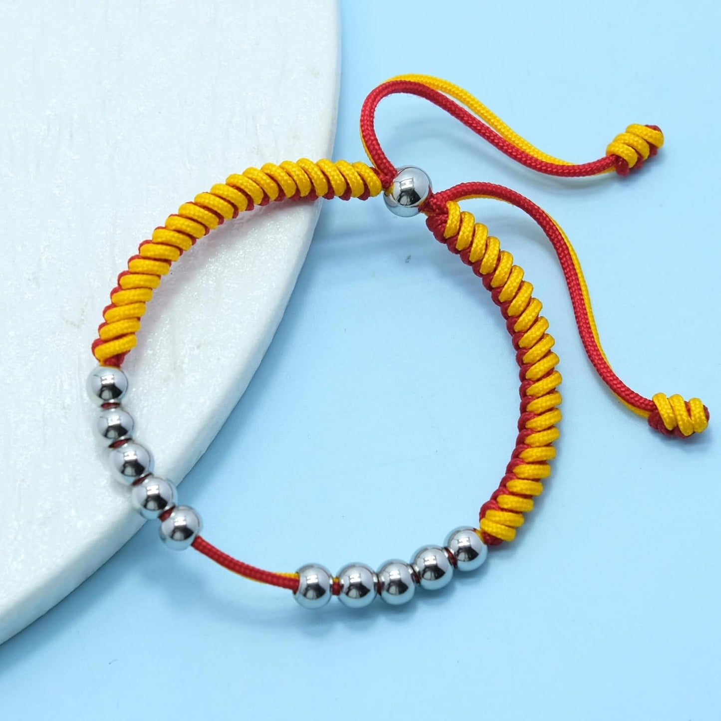 LAMIBEE Golf Stainless Steel 10 Bead Score Counter Bracelet, Golf Stroke Count Bracelet, Resizable Easy to Adjust Golf Round Scoring Tracker, Durable Stylish Golf Accessory