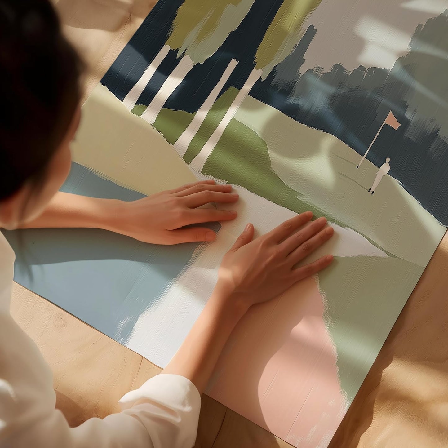 Golf Impressionist Art Print Posters - Premium Giclee Fine Art Prints - Sporty and Sophisticated Home Decor Posters, Golfer Art Prints for Home and Office Decor - Vintage Aesthetic, Ready to Frame