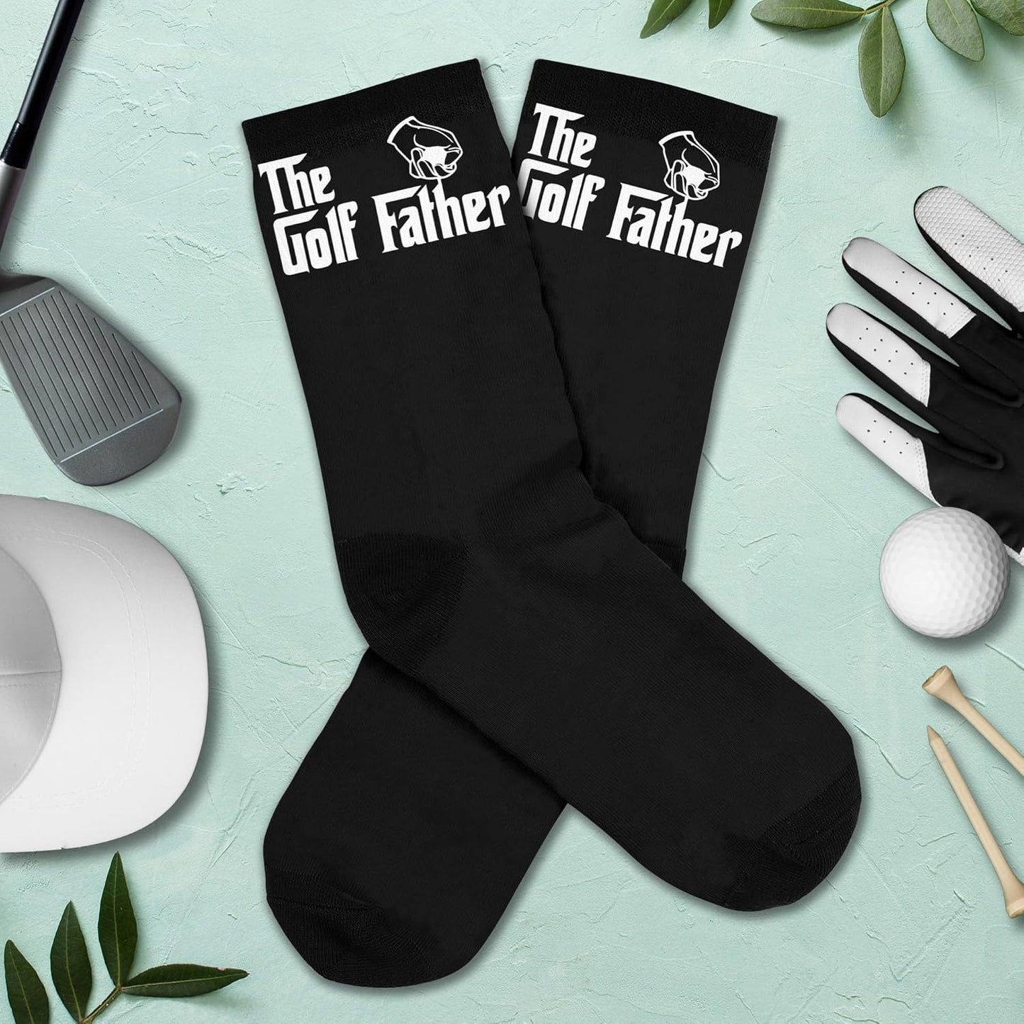VICRAZY Golf Gifts for Men, Women - Golf Accessories, Golf Socks for Dad, Mom - Funny gift, Christmas Gifts, Stocking Stuffer