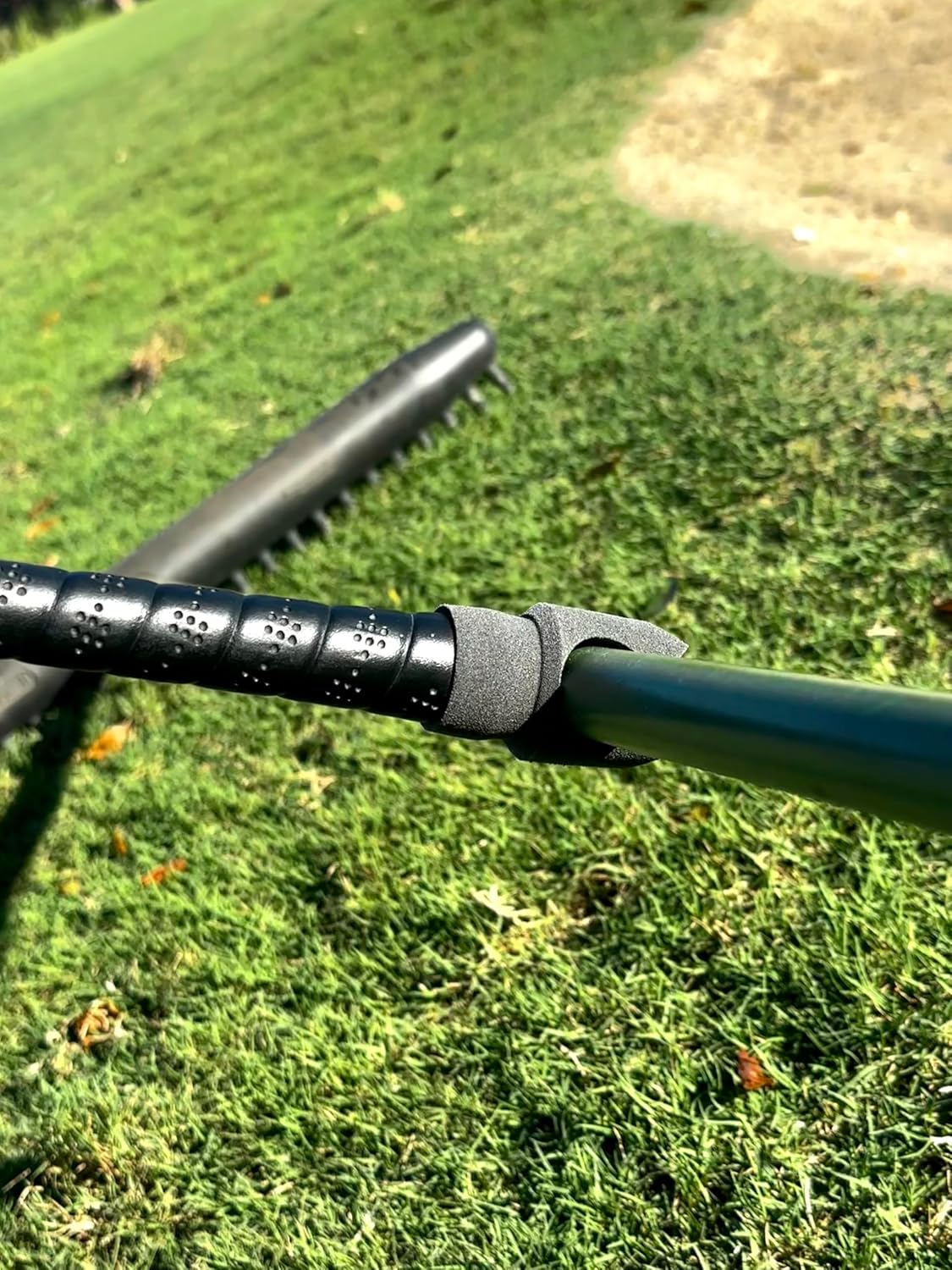 Golf Rake Retriever, Golf Accessory to Pick up rake Without Bending Over, attaches to Golf Grip, Great Gift for Golfer, Senior Golfer Item