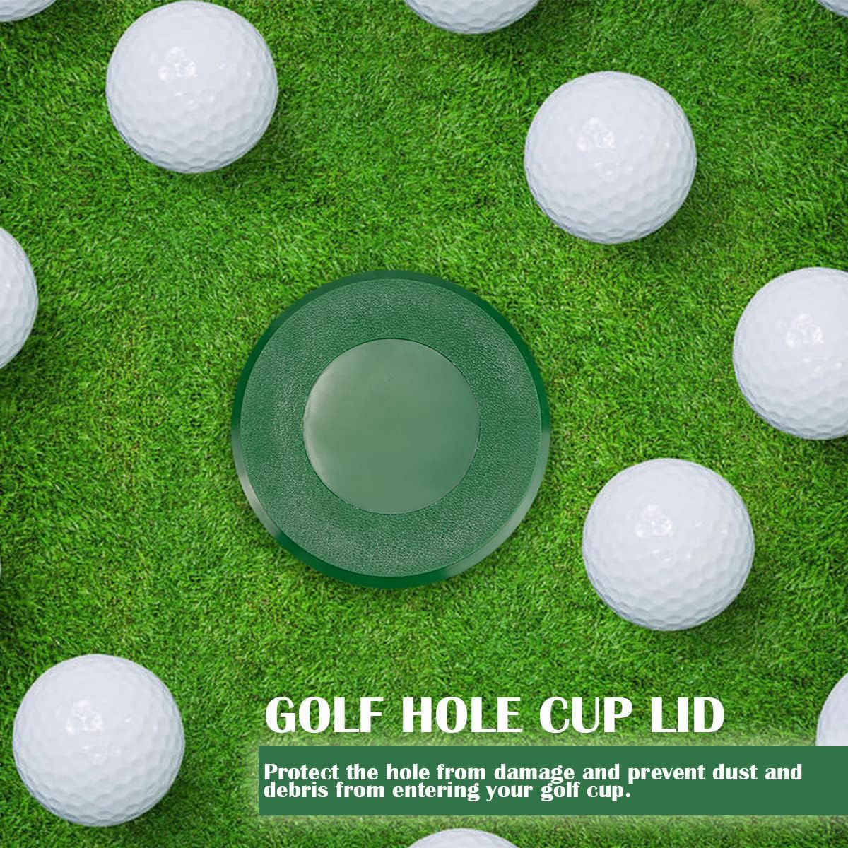 Golf Hole Cup Cover Putting Green Cup Cover for Yard Garden Backyard Outdoor Golf Practice