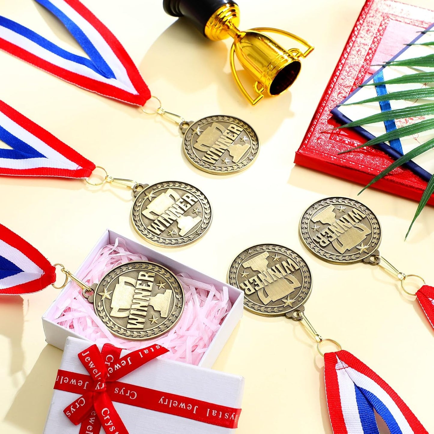 Remuuly 30 Pcs Gold Medals Bulk 2'' Basketball Soccer Baseball Volleyball Football Lacrosse Kickball Cheer Bowling Trophy Medals for Awards for Sports Participation Winner Gift