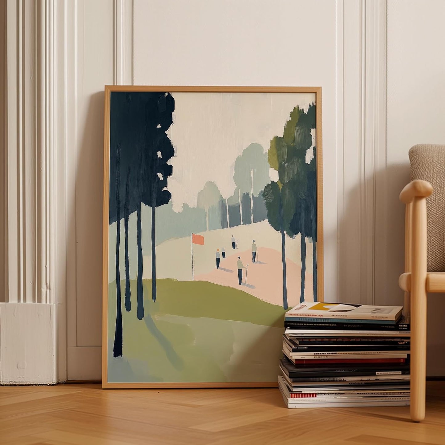 Golf Impressionist Art Print Posters - Premium Giclee Fine Art Prints - Sporty and Sophisticated Home Decor Posters, Golfer Art Prints for Home and Office Decor - Vintage Aesthetic, Ready to Frame