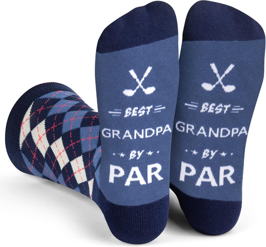 Lavley Funny Golf Socks - Fun gift for golfers - Unisex one size fits most - Great for birthdays or stocking stuffers