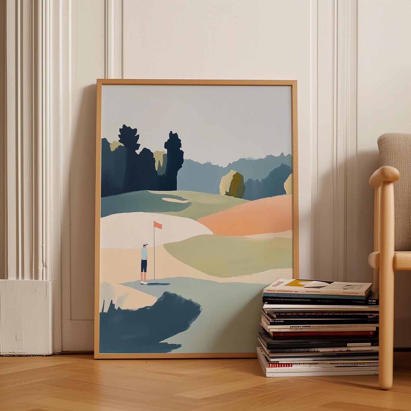 Golf Impressionist Art Print Posters - Premium Giclee Fine Art Prints - Sporty and Sophisticated Home Decor Posters, Golfer Art Prints for Home and Office Decor - Vintage Aesthetic, Ready to Frame