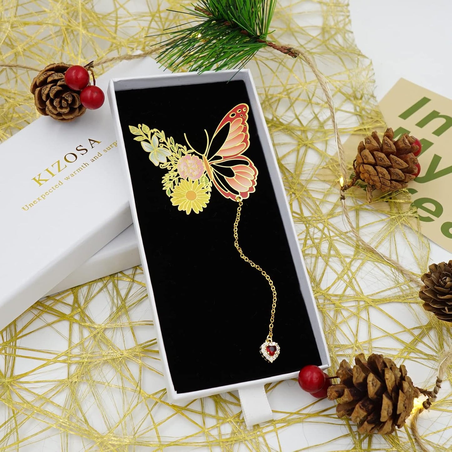 Butterfly Bookmarks for Women,Cute Funny Metal Bookmark,Unique Gifts Book Markers for Women Book Lovers,Teacher Appreciation Gifts,Valentine Mother's Day Christmas New Year Birthday Gift