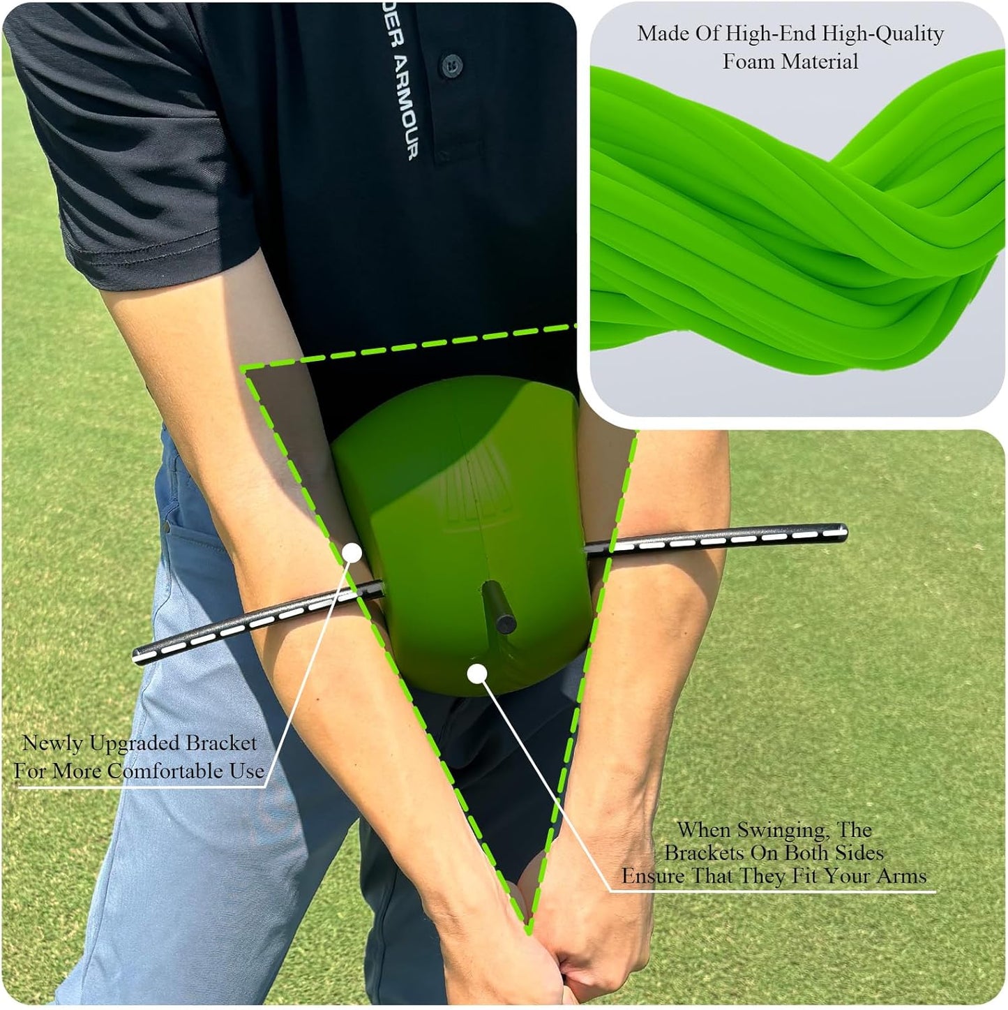 The Connector Golf Training Aid, Golf Swing Trainer for Posture Correction Practice, Golf Swing Training Aid