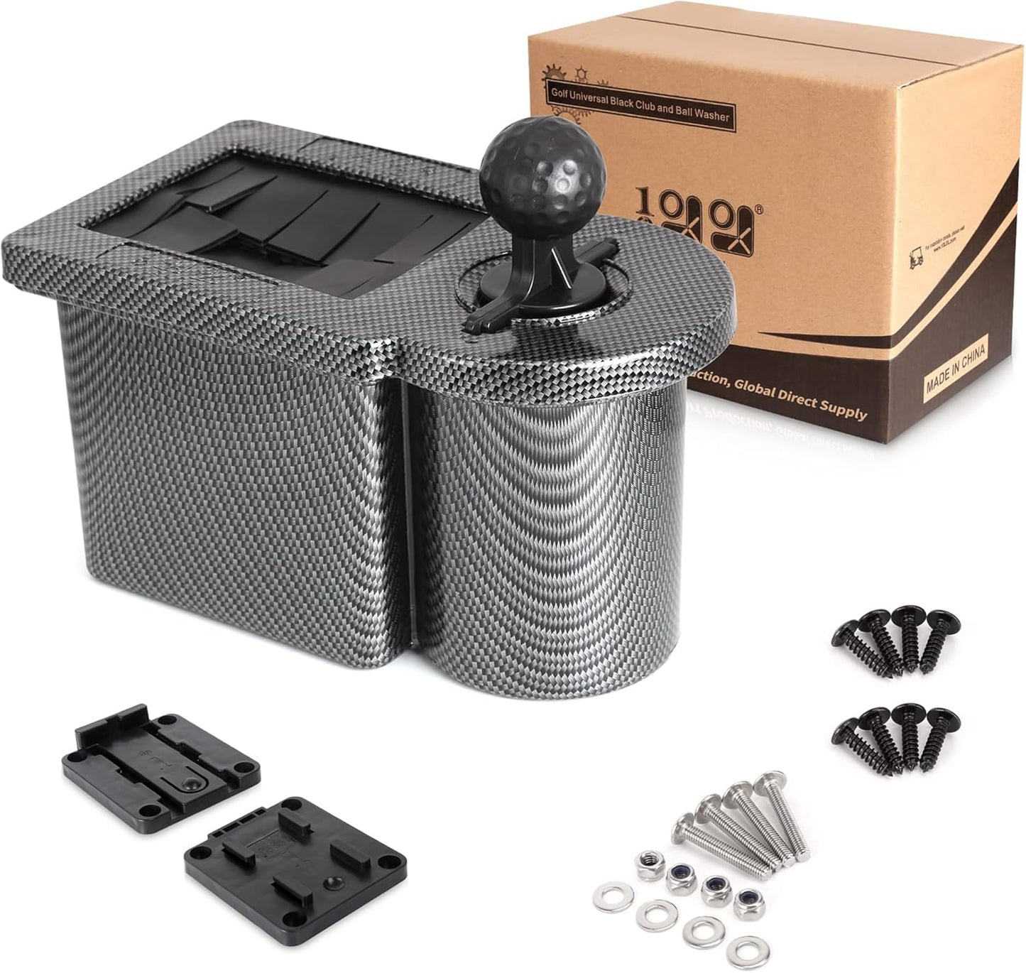 10L0L Golf Ball Washer, Golf Club and Ball Cleaner for EZGO Yamaha Club Car …