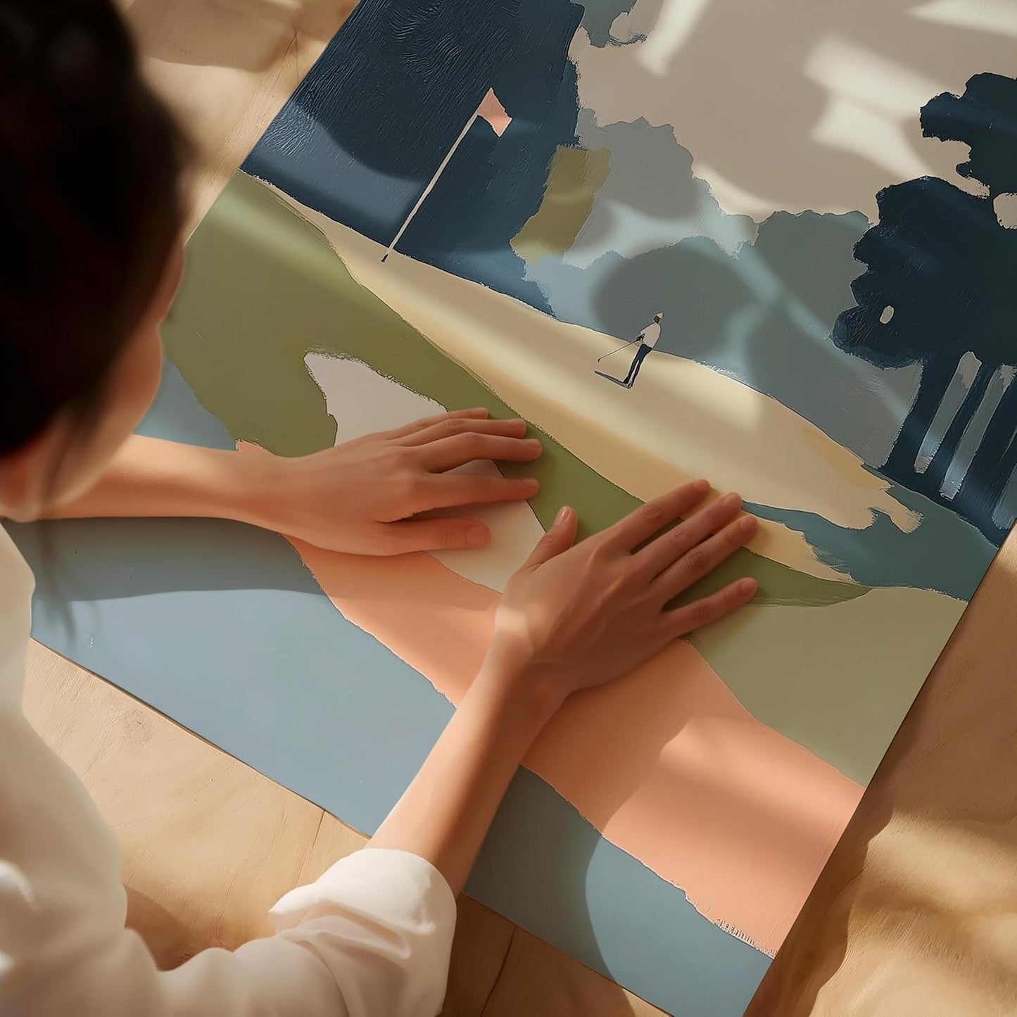 Golf Impressionist Art Print Posters - Premium Giclee Fine Art Prints - Sporty and Sophisticated Home Decor Posters, Golfer Art Prints for Home and Office Decor - Vintage Aesthetic, Ready to Frame