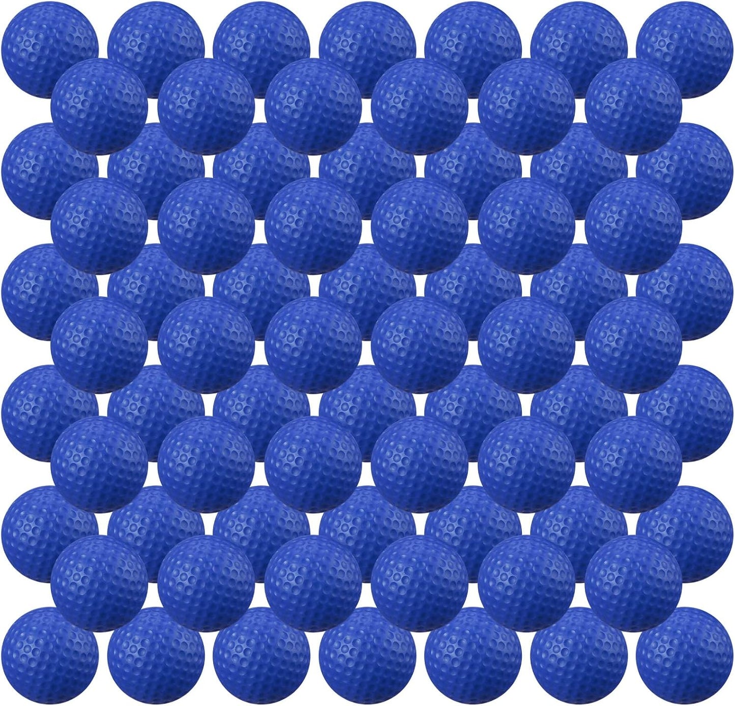 Junkin 80 Pcs Foam Golf Balls Rubber Practice Balls Realistic Feel and Flight Sport Training for Indoor or Outdoor Backyard Golf Training