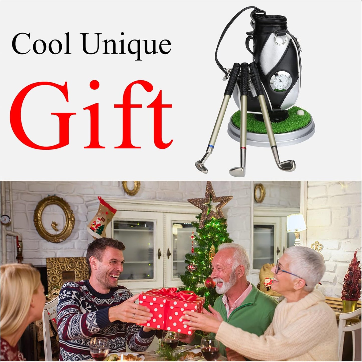 10L0L Golf Pen Holder Office Desk Decor Cool Unique Gift - Best Choice for Golf Love