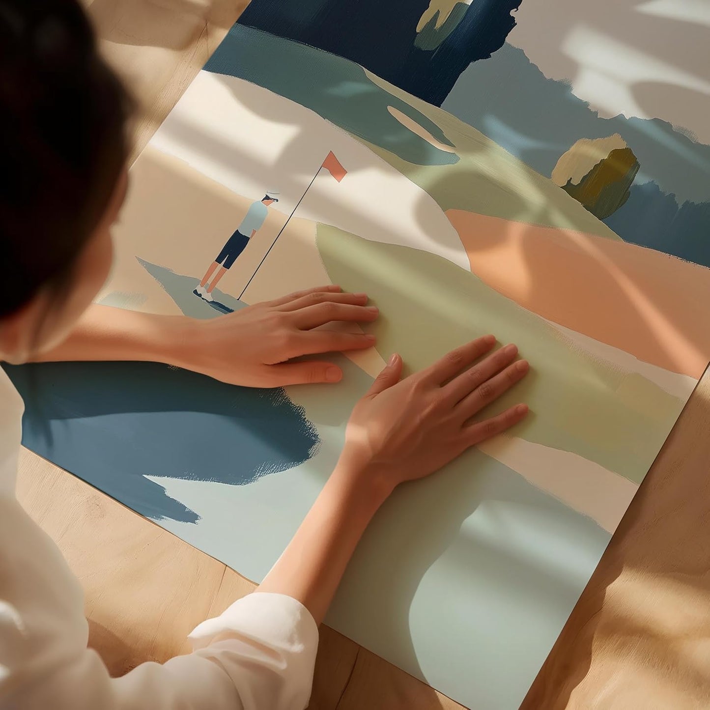 Golf Impressionist Art Print Posters - Premium Giclee Fine Art Prints - Sporty and Sophisticated Home Decor Posters, Golfer Art Prints for Home and Office Decor - Vintage Aesthetic, Ready to Frame