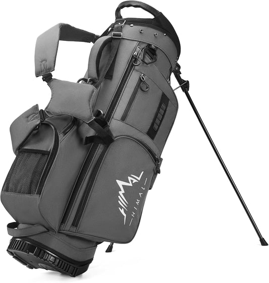 Golf Stand Bag with 7 Way Top Dividers, Lightweight Golf Bags for Men Women with Multiple Pockets, Dual Straps