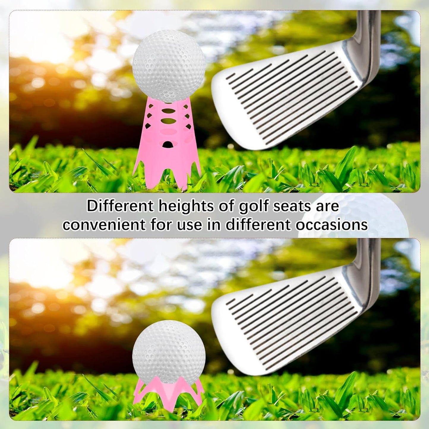 Golf Simulator Tees - Plastic Golf Tees Use for Home & Outdoor & Indoor Driving Range & Winter Turf