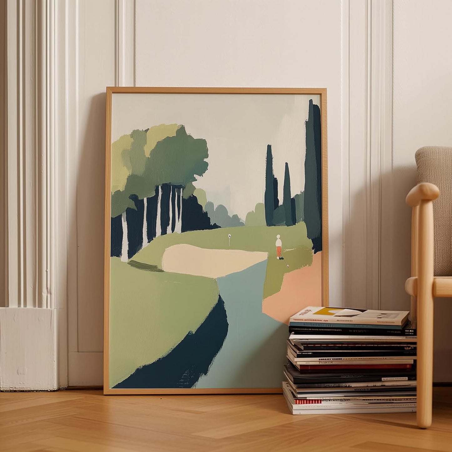 Golf Impressionist Art Print Posters - Premium Giclee Fine Art Prints - Sporty and Sophisticated Home Decor Posters, Golfer Art Prints for Home and Office Decor - Vintage Aesthetic, Ready to Frame