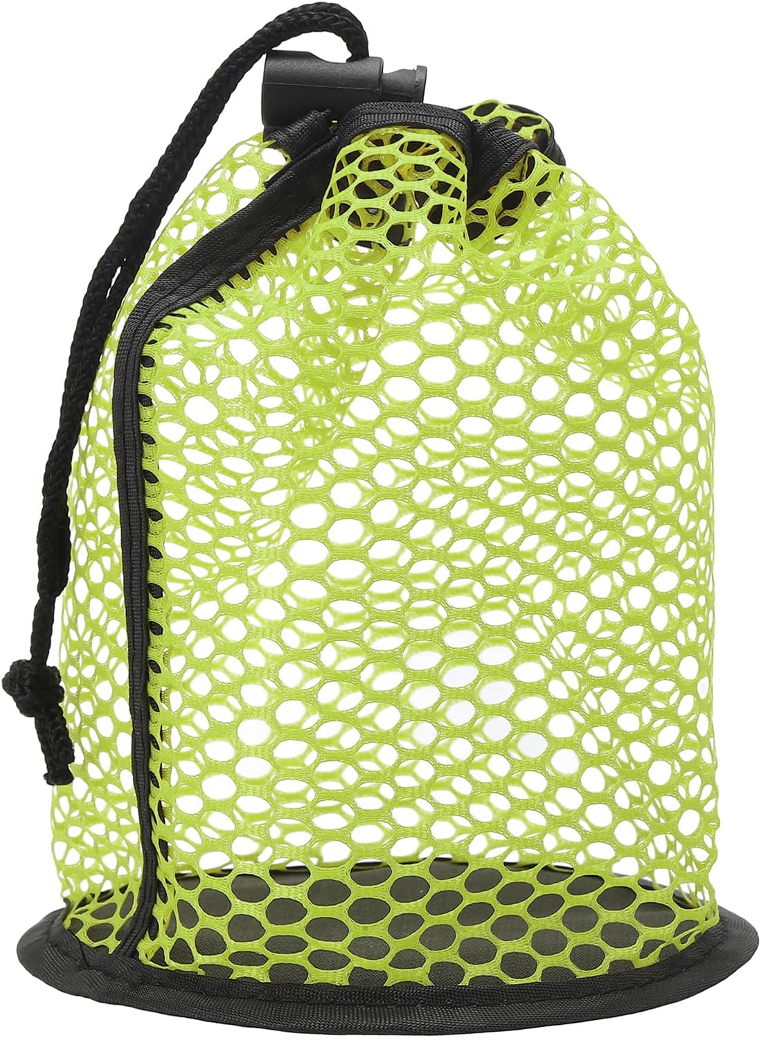 Golf Ball Storage Bag Nylon Mesh Golf Pouch with Adjustable Drawstring Closure for Outdoor Sports Supplies
