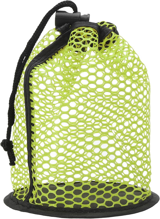 Golf Ball Storage Bag Nylon Mesh Golf Pouch with Adjustable Drawstring Closure for Outdoor Sports Supplies