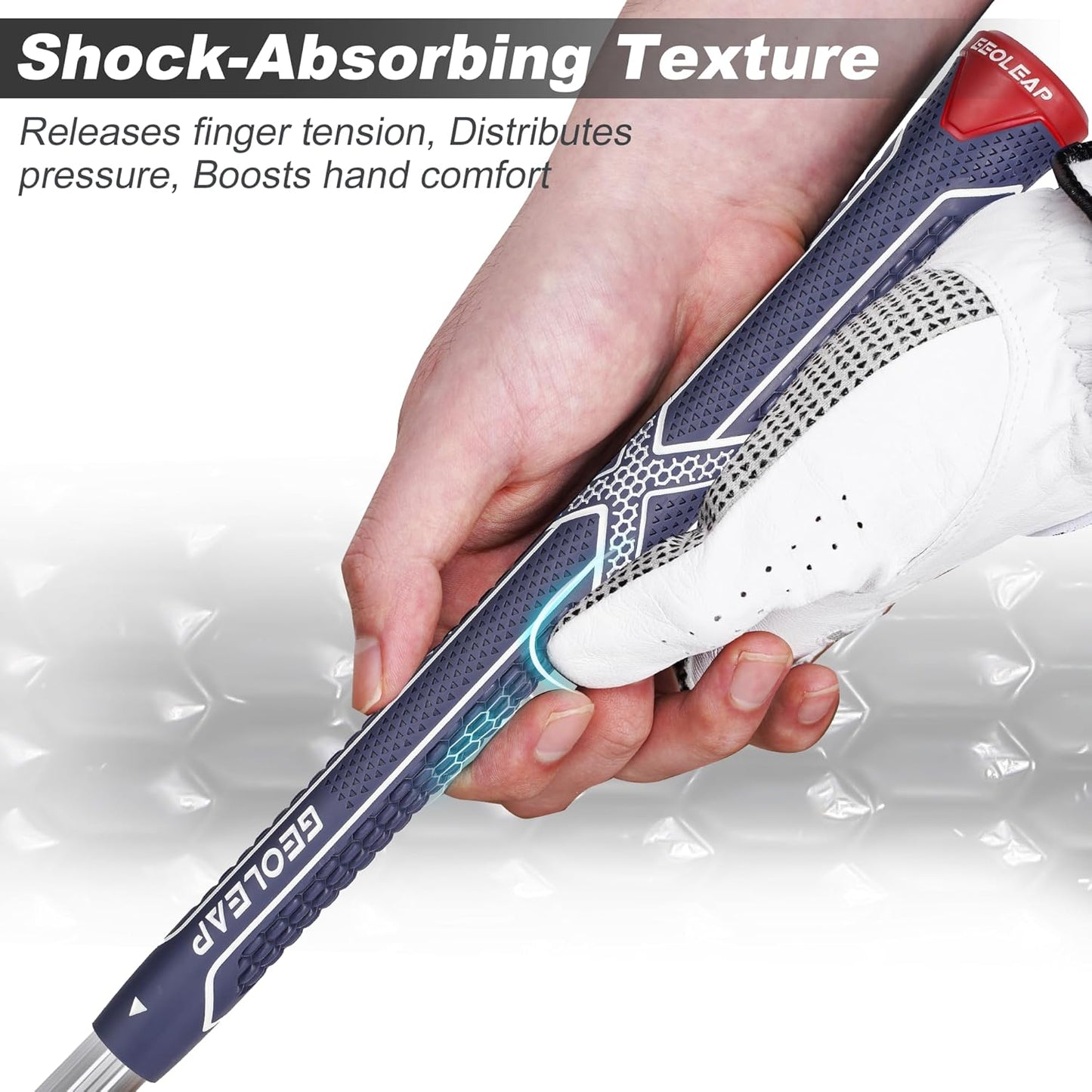 Geoleap Golf Grips 13 Pack,Non-slip and High Shock-absorbing Golf Club Grips ,Choose between 13 Grips with 15 Tapes and Full Kits.