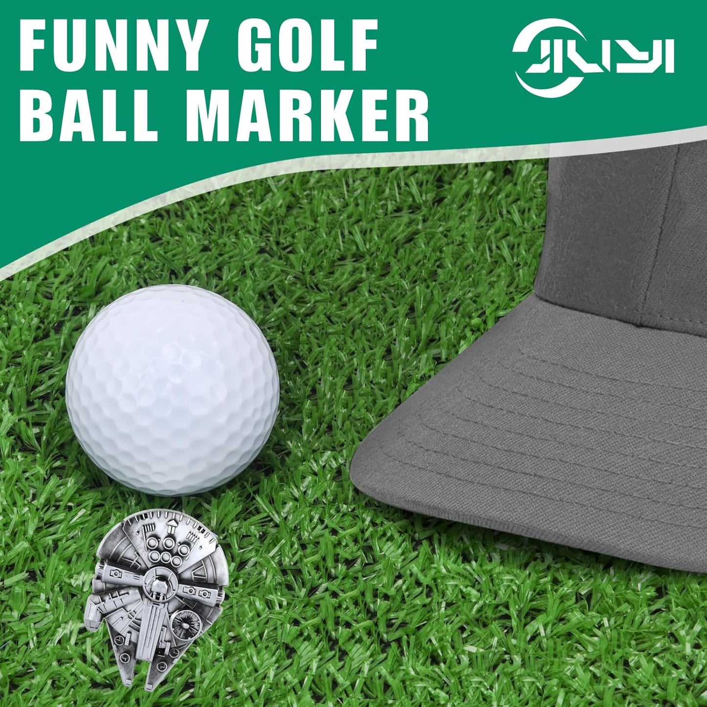 Golf Ball Marker Hat Clip, Golf Accessories for Men, Golf Ball Stamp, Funny Golf Gifts, Golf Gadgets