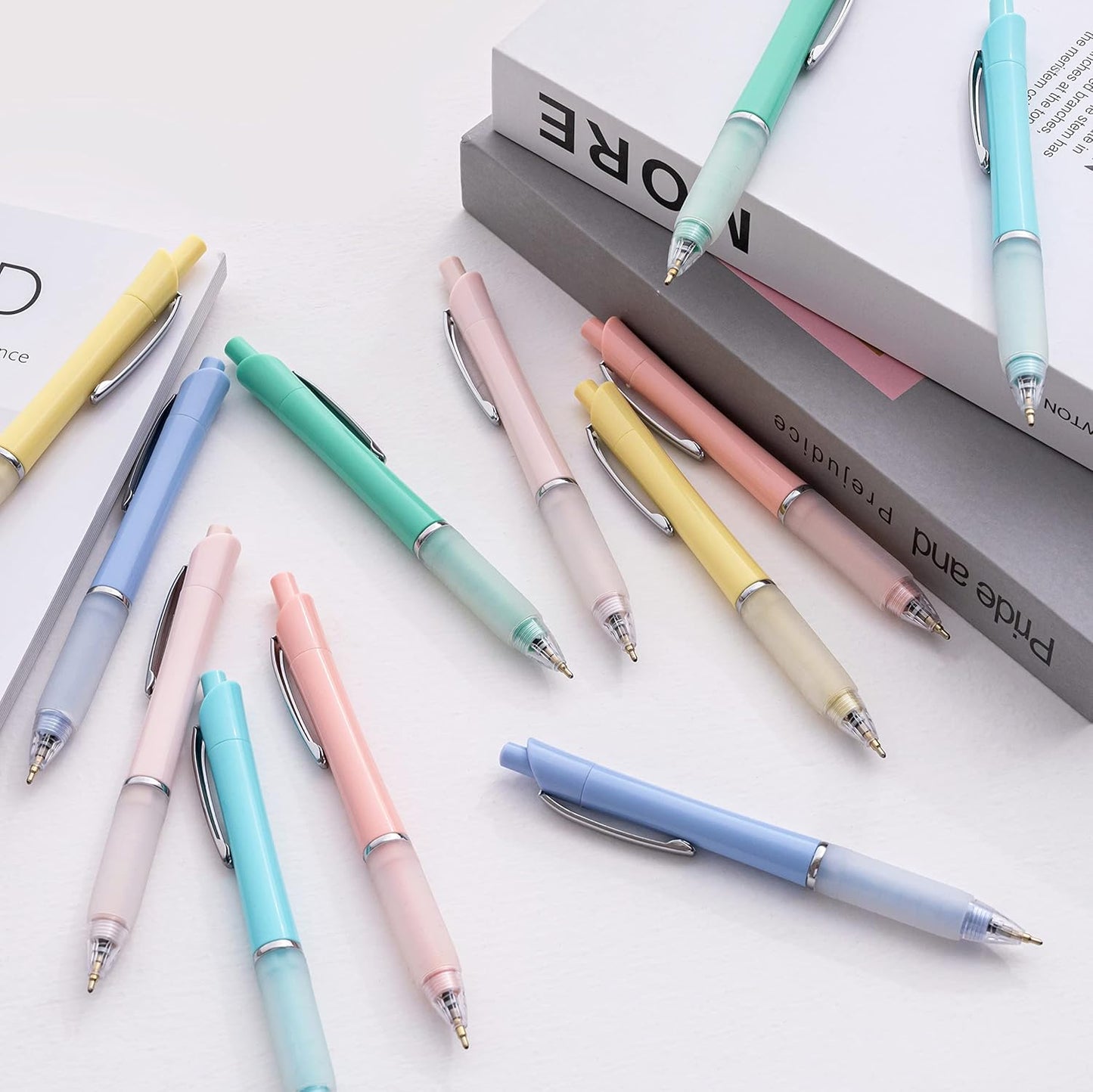 Ball Point Pen Black Ink Ballpoint Pens Medium Point 1.0mm Office Pens(18 pack)