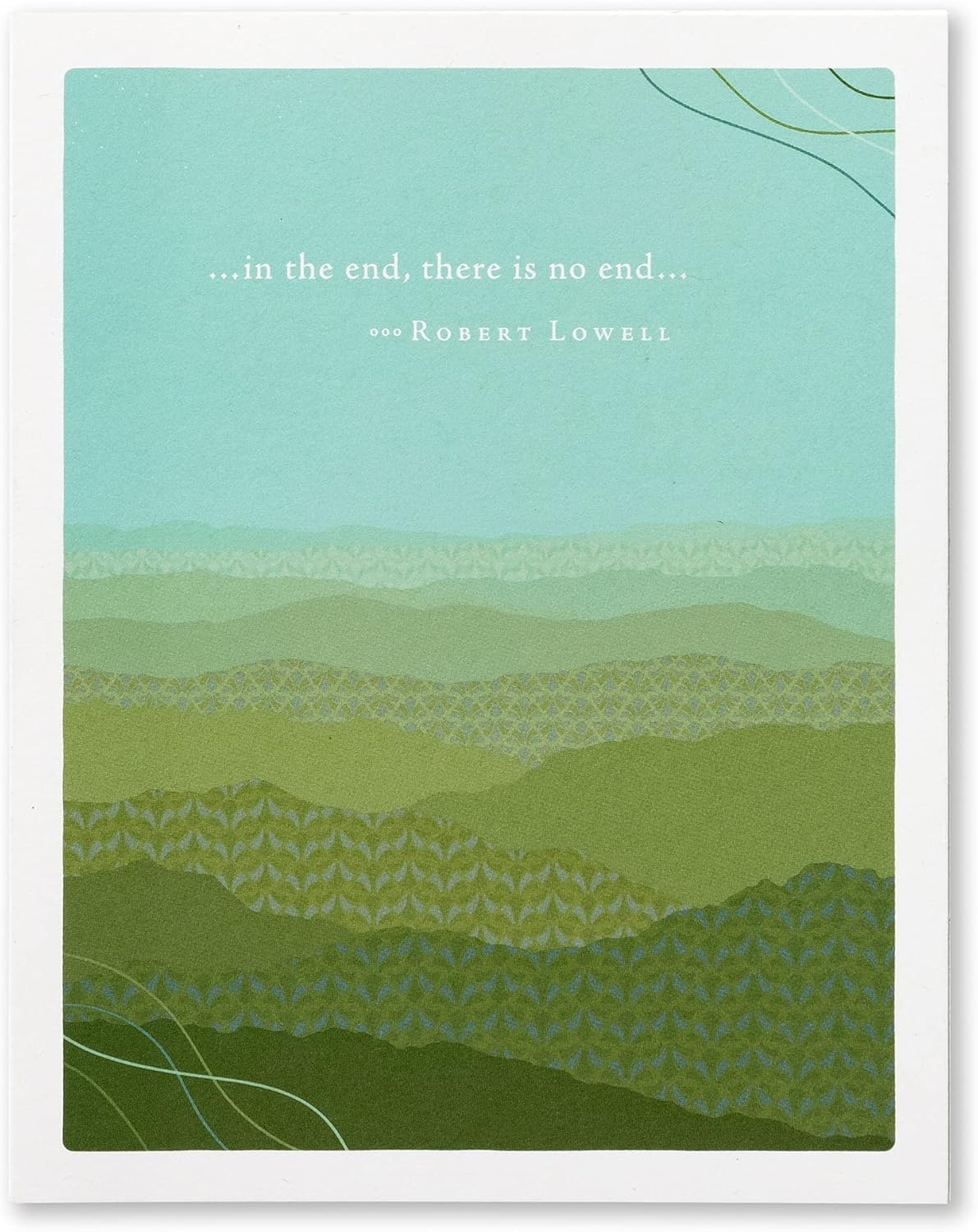 Compendium Positively Green 4-Pack of Sympathy Cards - Assorted Designs, 5.38 in x 4.25 in